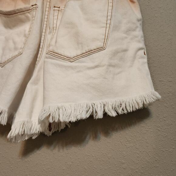 Vervet Sienna Super High Rise Paperbag Denim Shorts Size Medium - Picture 8 of 12